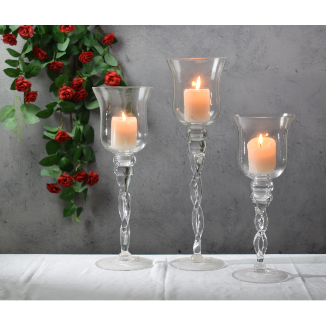 Home Decoration Transparent Candle Holders